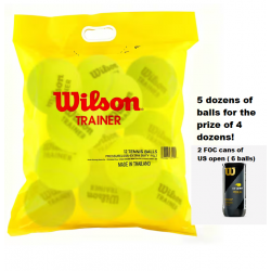 4 dozen of wilson trainer balls (special promotion A)